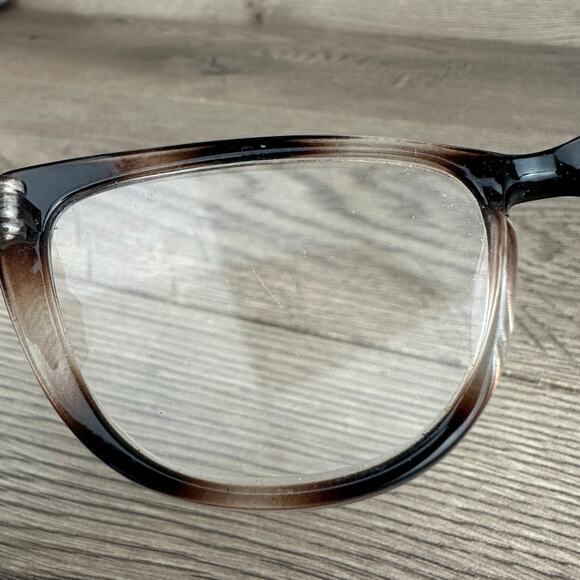 KJL Kenneth Jay Lane BRN Tonal Full Rim Eyeglasses Cat Eye Frames Only - Picture 11 of 16